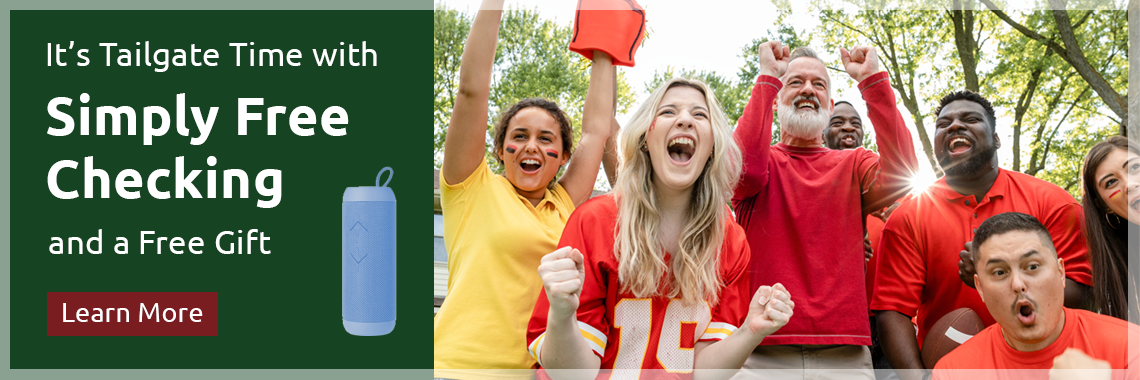 It's Tailgate Time with Simply Free Checking